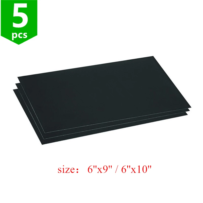 5 шт. 3D печать сборка листов наклейка для платформы лента 6 ''x 10'' / 9 6''