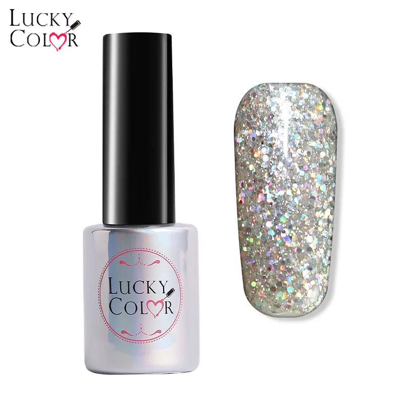 

Colorful Glitter Diamond Gel Nail Polish Manicure LED Soak-off UV Glue Curable Nail Lacquer 10ML/Bottle