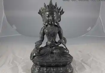 

Tibet Buddhism Temple Copper Bronze GuanYin Bodhisattva Goddess Buddha Statue
