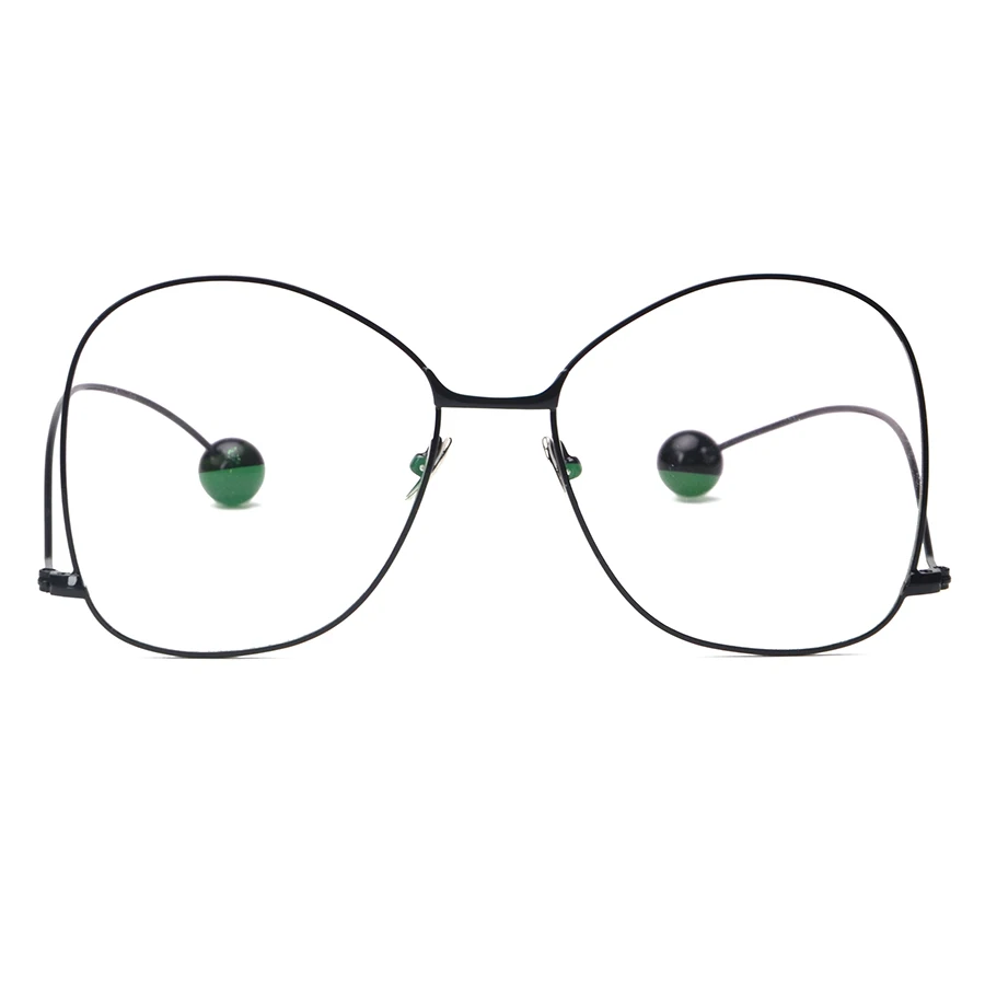 Bent Temples Vintage Fashion Metal Full Rim Optical Prescription