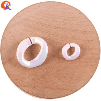 

Cordial Design 17*18MM 30*32MM Jewelry Accessories/AB Effect/Acrylic Beads/Oval Ring Shape/DIY Making/Hand Made/Earring Findings