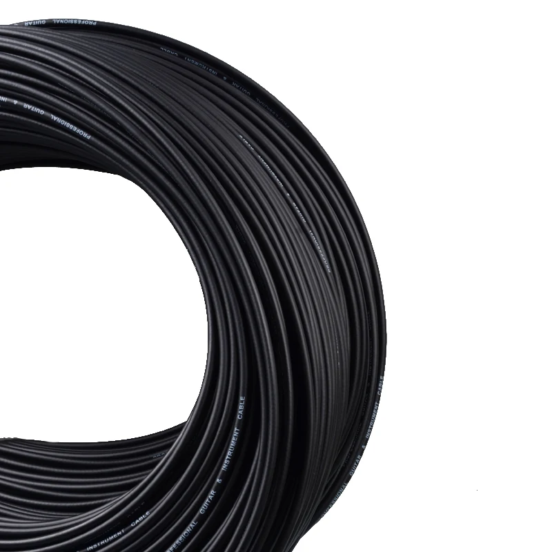 10 м 4 мм диаметр гитарный кабель ПВХ кабель двухъядерный низкий уровень шума гитарный кабель черный