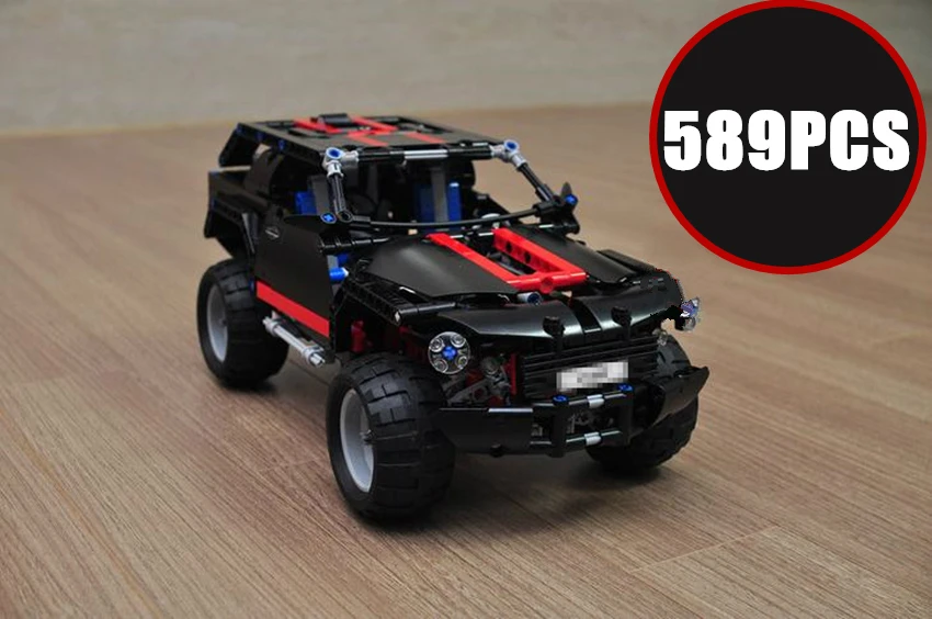 

New Cruiser land SUV Racing Car Model fit legoings technic car city building Blocks bricks Model diy kits 8081 gift kid boy diy