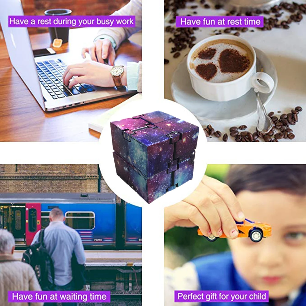 Креативный бесконечный куб магический куб офисный флип кубическая Головоломка Игрушка снятие стресса игрушки для детей с синдромом аутизма для детей подарок Новинка