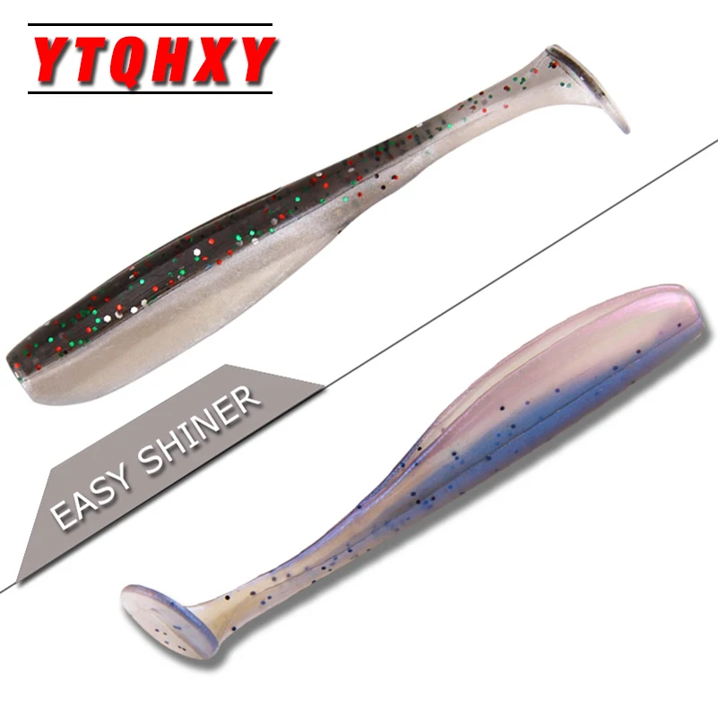 

Hot 20Pcs/lot Soft baits Fishing Lure Silicone Soft artificial bionic Bait Double Color 65mm 1.9g Swimbaits Carp Fishing WQ93y