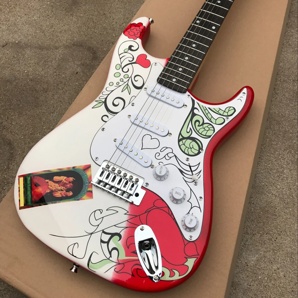 Free shipping, stock up to F custom white and red combination of