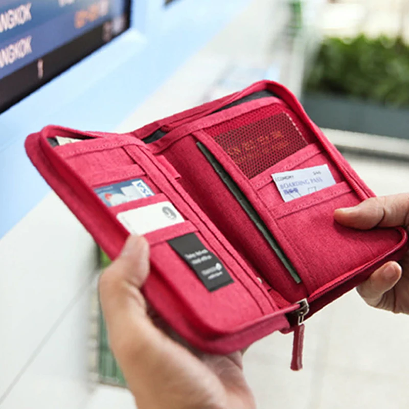 

Multi-purpose special passport bag Passport ID Card Holder Ticket Credit Card Bag Case 13.2*18*3cm