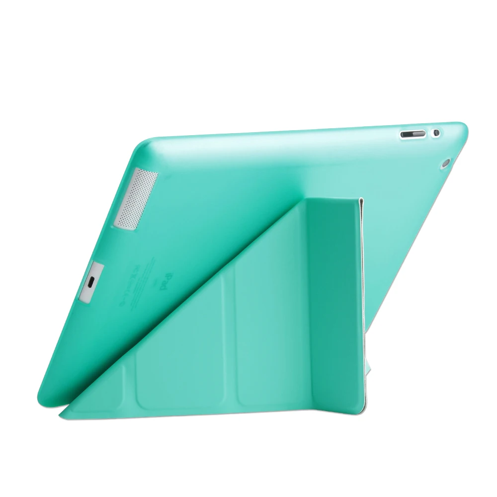 Чехол для iPad 2/3/4 A1460 чехол силиконовый мягкий задний флип-стенд с функцией автоматического сна/пробуждения из искусственной кожи смарт-чехол для iPad 3 4 2 Чехол