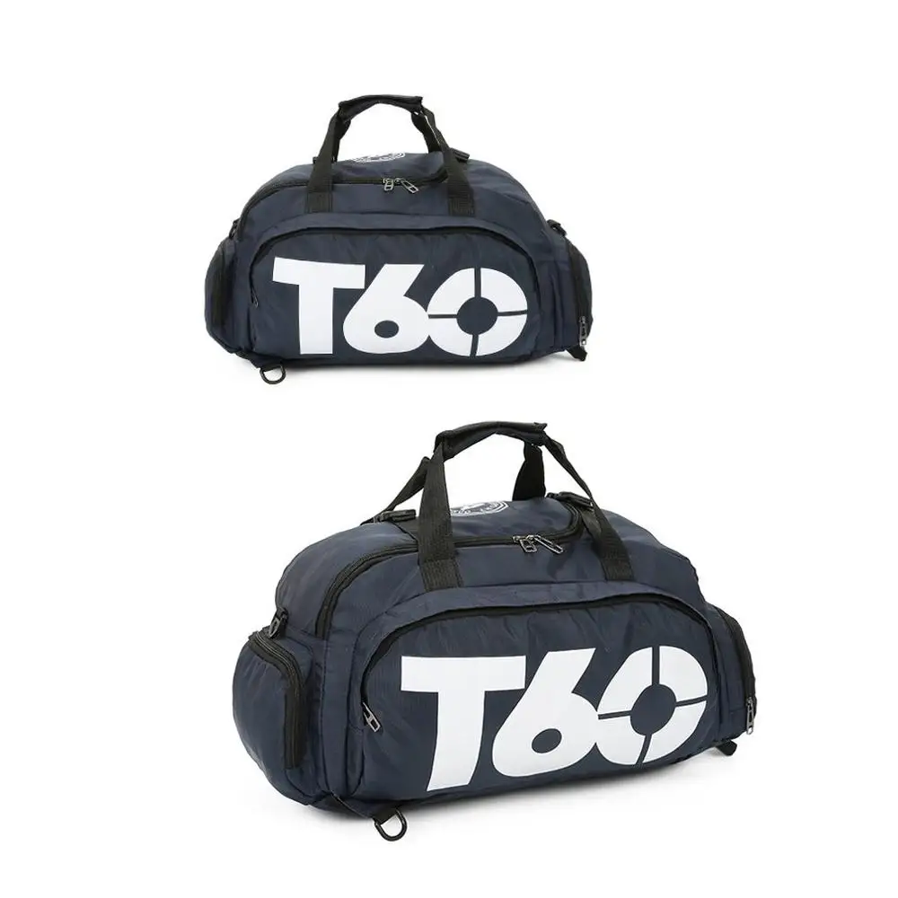 Уличная Водонепроницаемая спортивная сумка для спортзала, рюкзак для фитнеса, тренировочные сумки, уличные рюкзаки, мужские спортивные сумки для спортзала, женская сумка для фитнеса - Цвет: Black  blue