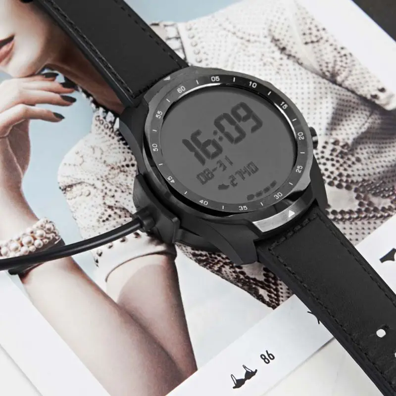 USB данных и зарядки подставка для кабеля Док станция для TicWatch Pro Bluetooth зарядное устройство для умных часов с 1 м зарядный кабель