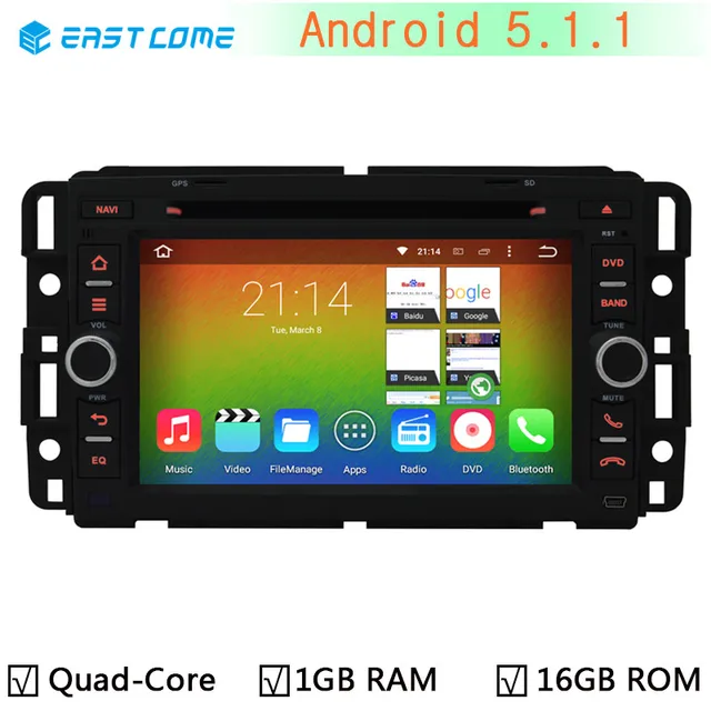Android 5.1.1 Quad Core Car DVD Player For Chevy Chevrolet Cobalt