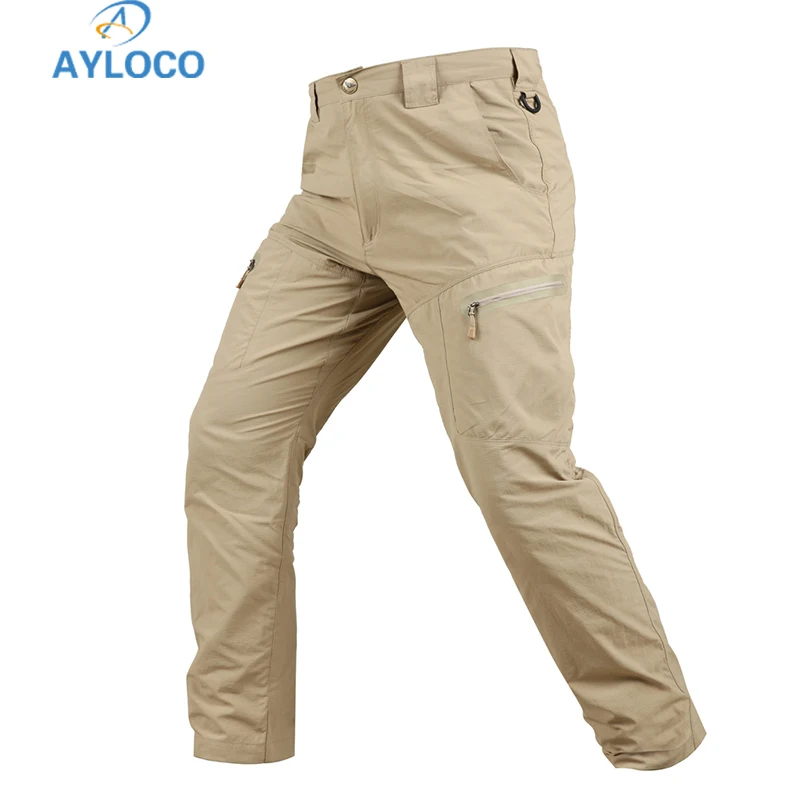 Тактические военные штаны Тактический Cargo Pant Для мужчин Quick-dry легкий брюки военные Стиль мульти-карманы SWAT Combat Брюки