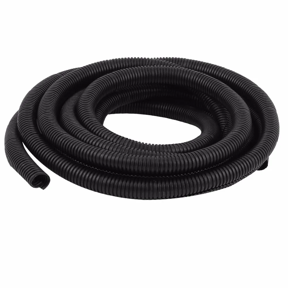 

Uxcell 20mm Outside Dia 5m Long Black Flexible Insulated Polyethylene Corrugated Tube Hose Pipe for Wire Tubing Hot Sale