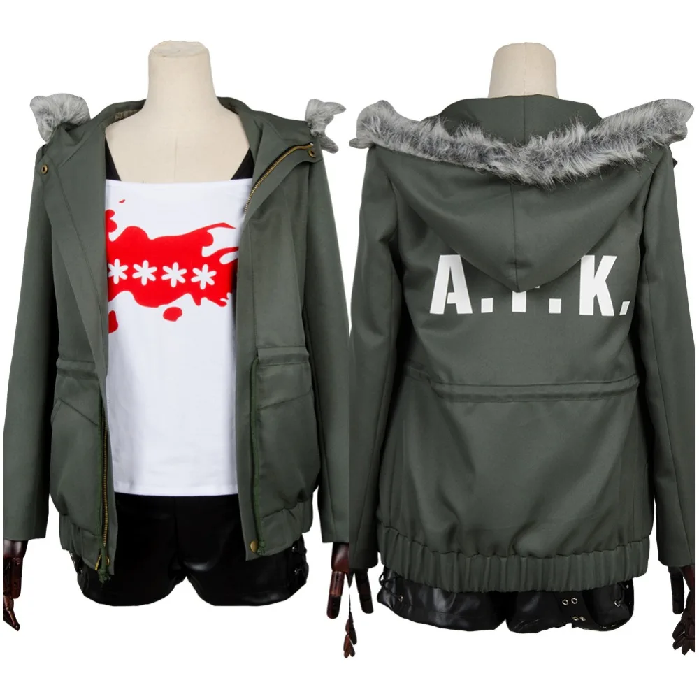 Persona 5 Cosplay Futaba Sakura Full Set Jacket+ Shirt+Shorts+ Stocking costume Halloween Carnival Costume Women Sets | Тематическая