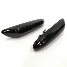 Indicador lateral LED ahumado para intermitente, lámpara de estilismo secuencial para BMW serie 1, 1er, E87, E81, E82, E88, 120i, 123d