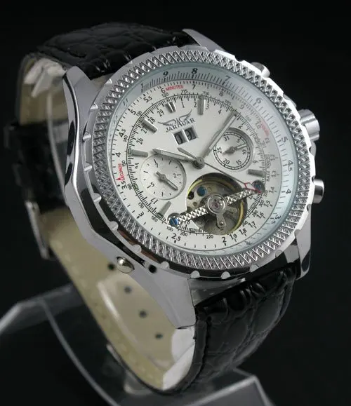 Fashion Mens Automatic Mechanical Tourbillon Leather sport Watches Fashion Mens Automatic Mechanical Tourbillon Leather sport Watches