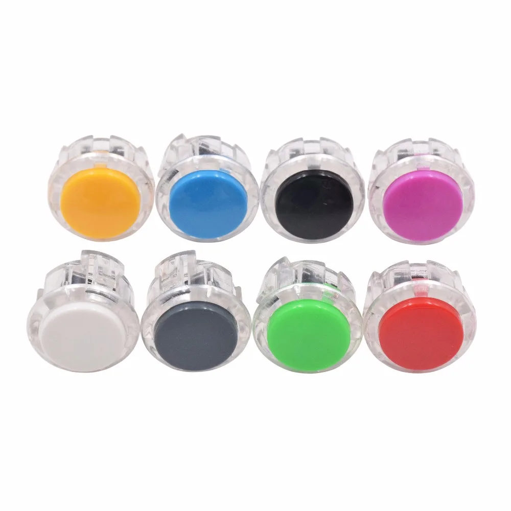 

20pcs/lot Transparent Arcade Button 30mm Push Button Replace SANWA OBSF-30 OBSN-30 OBSC-30 JAMMA