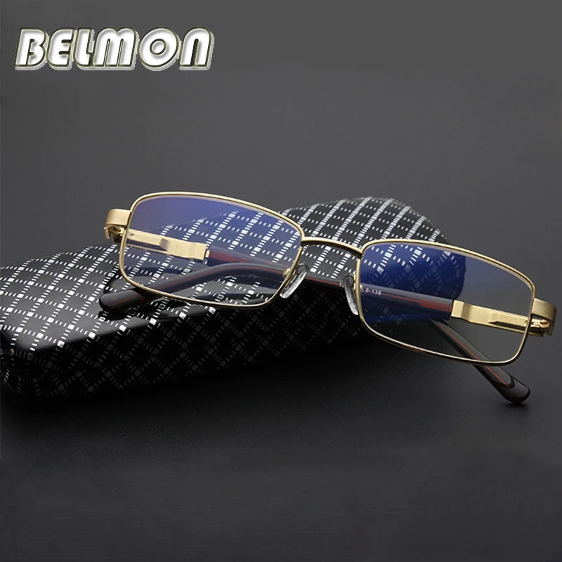 

Magnetic Reading Glasses Men Women Anti Blue Rays Diopter Presbyopic Glasses Metal frame +1.0+1.5+2.0+2.5+3.0+3.5+4.0 RS030