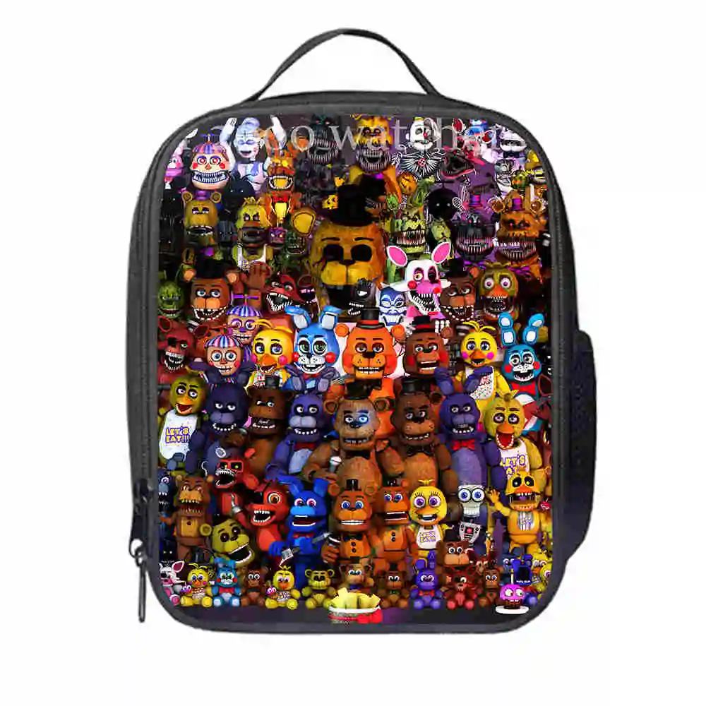 FNAF обед мешок животных индивидуальные Freddy сумки Чика; Фокси Для женщин Для мужчин подростки мальчики девочки малыш школы изолированный охладитель тотализатор поле - Цвет: 011LB15