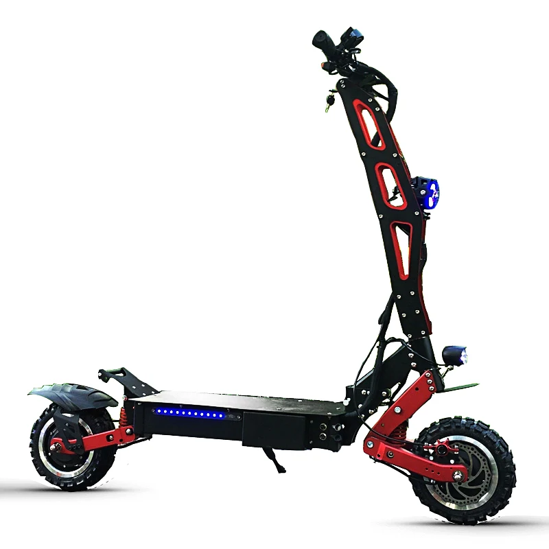 Flash Deal 11inch electric scooter 60v3200w motor super off-road e-scooter 9CM widened off-road tires Maximum speed 80-95km/h 1