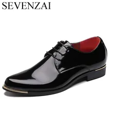glossy dress shoes white flat wedding shoes patent leather loafers mens shoes luxury brand italian brand