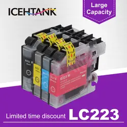 ICEHTANK LC223 картридж совместим для Brother MFC J4420 J4620 J4625 J5320 J5620 J5625 J5720 J480 J680 J880 DW принтера