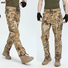 WZJP уличные тактические брюки карго для мужчин Военная охота страйкбол Пейнтбол камуфляжные штаны армейские шорты для тренировки 4 цвета