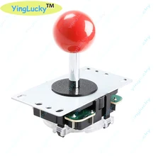 2 шт. аркадные джойстики 4/8 способ DIY игра Sanwa Джойстик красный мяч Боевая палка запасные части для игровых аксессуаров Dropshippin