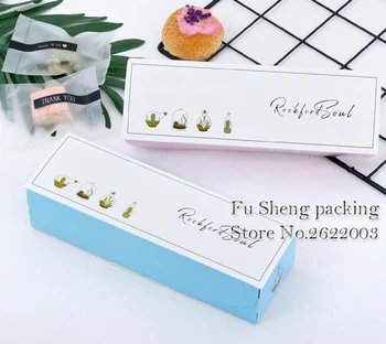 

21.5*7*5cm Cactus design Cake pastry Boxes/Muffin Cut cake box paper Cake Box dessert macarons boxes pastry packaging 50pcs/lot