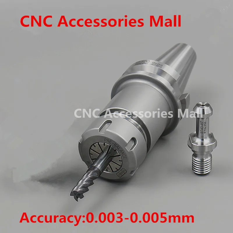 ATC Spindle tool holder with Pull Stud BT40 ER16/ER20/ER25/ER32/ER40 70 Collet Chuck Holder | Инструменты
