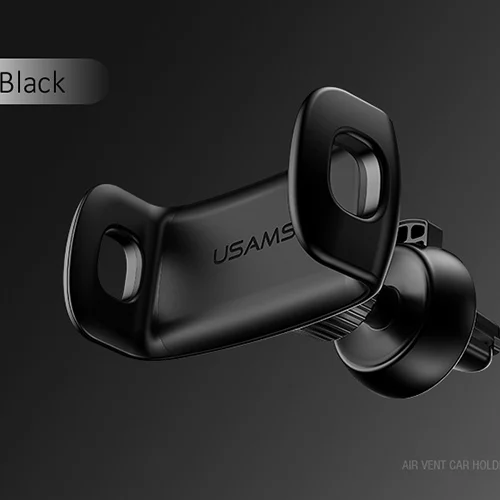 Автомобильный держатель для телефона iPhone XS X 8 7 6 5, USAMS 360 Вращающийся Автомобильный держатель для телефона в держатель на вентиляционное отверстие автомобиля держатель для samsung Xiaomi - Цвет: Upgrade All Black
