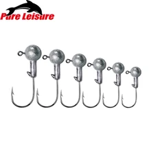 PureLeisure, 20 шт./лот, шариковый подшипник, поворотный джиг, Большой Крючок, 1 г, 3,5 г, 5 г, 7 г, 10 г, рыболовный крючок, вольфрамовые Джиги, рыболовный крючок, джиг, большие крючки