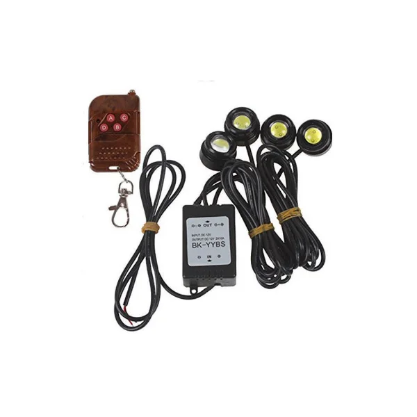 

One for Four Strobe Lights 16 Mode Eagle Eye Wireless Controller
