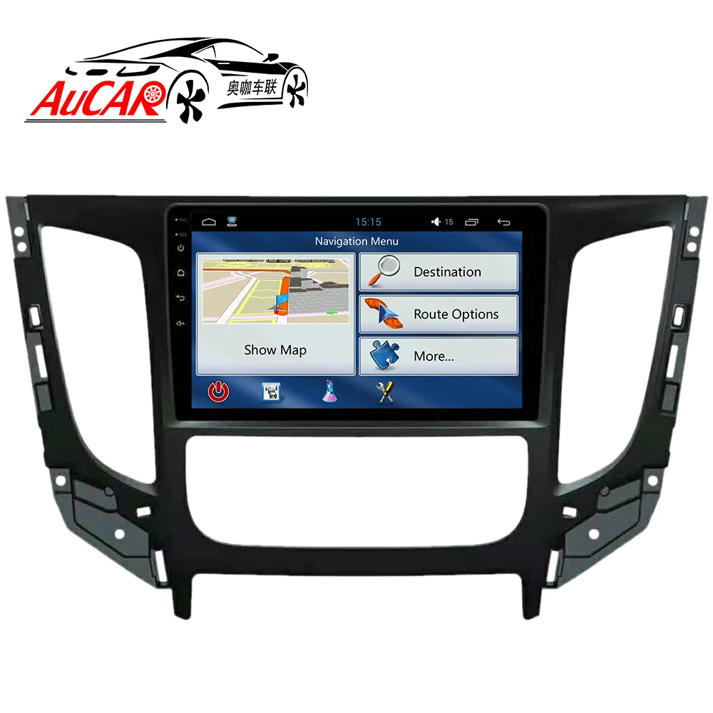 AuCAR автомобильный dvd-плеер на основе Android для Mitsubishi Triton L200 gps навигация Bluetooth gps Автомагнитола стерео wifi 4G AUX touch