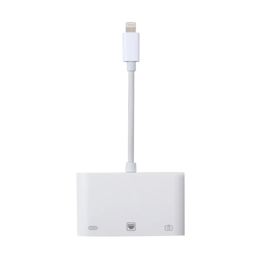 Mobile Phone Network Cable Converterning To Rj45 Mobile Phone Connection Cable Three-in-one Multi-function Etherne