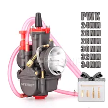 Универсальный 250CC 350CC PWK карбюратор для мотоцикла Mikuni Dellorto Koso с мощностью струи 24 мм 26 мм 28 мм 30 мм 32 мм 34 мм