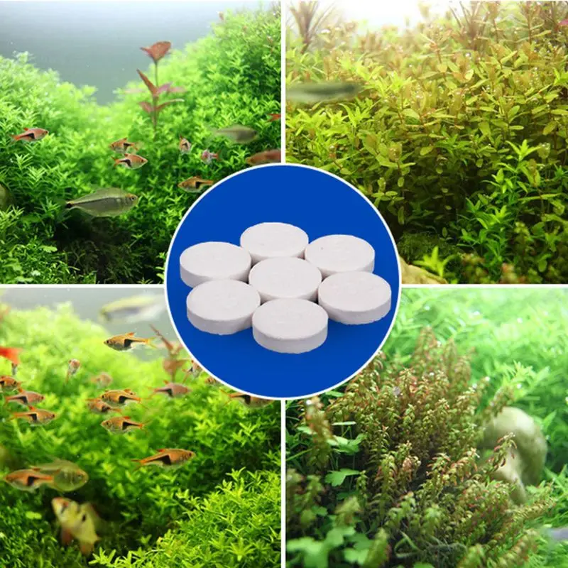 Aquarium Co2 Tablet Carbon Dioxide Supplements Fish Tank Diffuser Water