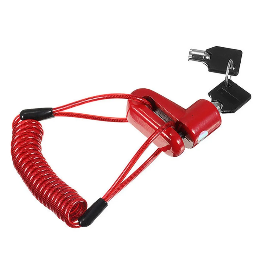 

Portable Anti-theft Lock Steel Wire Bicycle Electric Skateboard Disc Brakes Wheel Lock For Xiaom M365 Scooter Accessories c0603