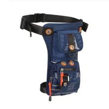 Мужская водонепроницаемая нейлоновая поясная сумка с заниженной талией, поясная сумка на бедро, сумка-мессенджер через плечо для путешествий, езды на мотоцикле