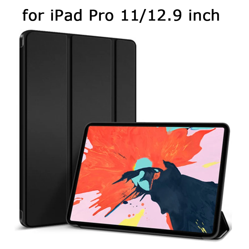 

Smart On/off Tablet Case for iPad Pro 11inch 2018 Ultra Thin PU Leather Flip Stand Protective Shell Skin for iPad Pro 11 inch