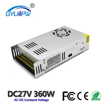 

Single Output Switching power supply dc 27V 13.3A 360W Power Supplies led driver transformer AC110v 220v For cnc cctv Motor Lamp