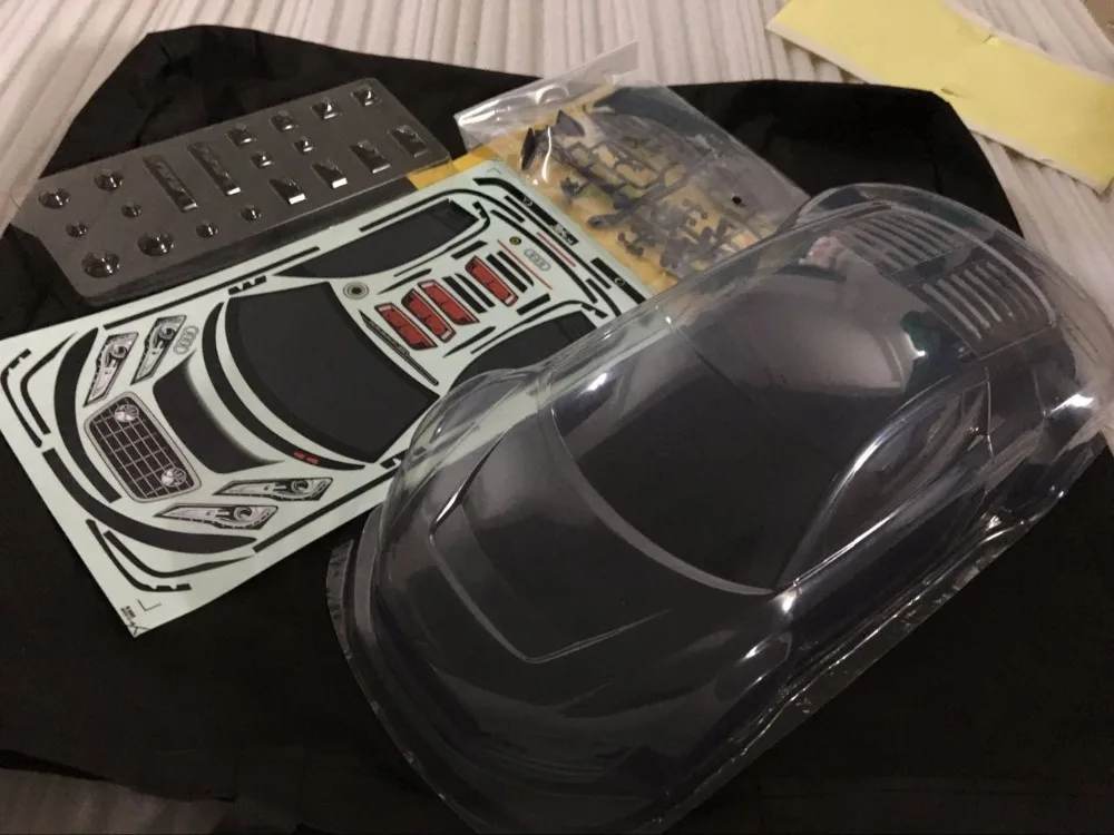

1/10 On-road Body Shell 190mm(transparent) audii body for Kyosho HPI Tamiya HSP