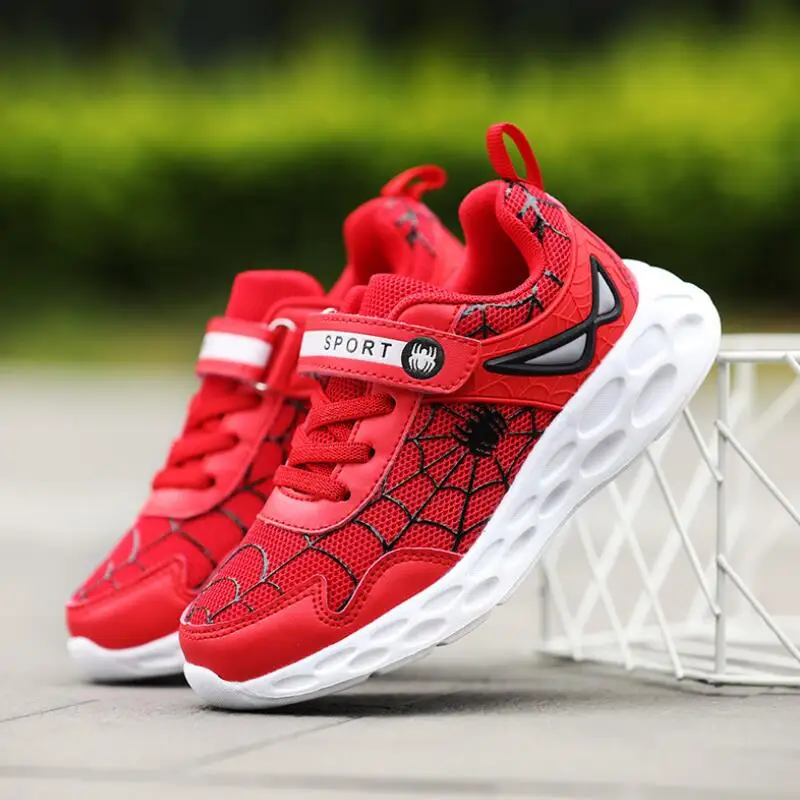 

SKHEK New Design Children Sports Shoes Boys Girls Spring Slip Patchwork Breathable Kids Sneakers Child Running Shoes Cartoon