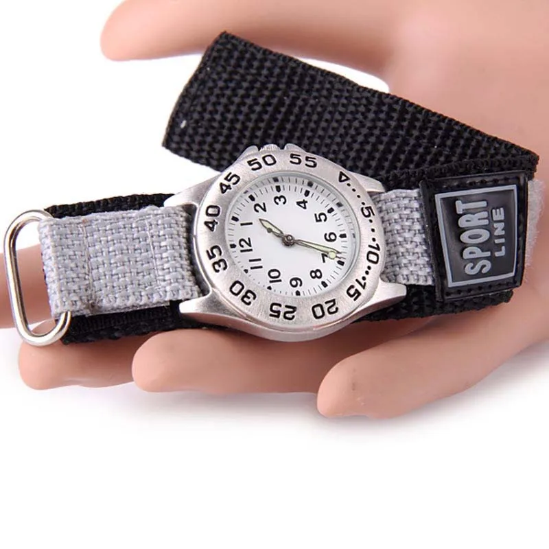 

New Fashion Children's Sport wrist Watch Luminous Quartz Nylon watch 3D Cartoon Analog watch Relogio