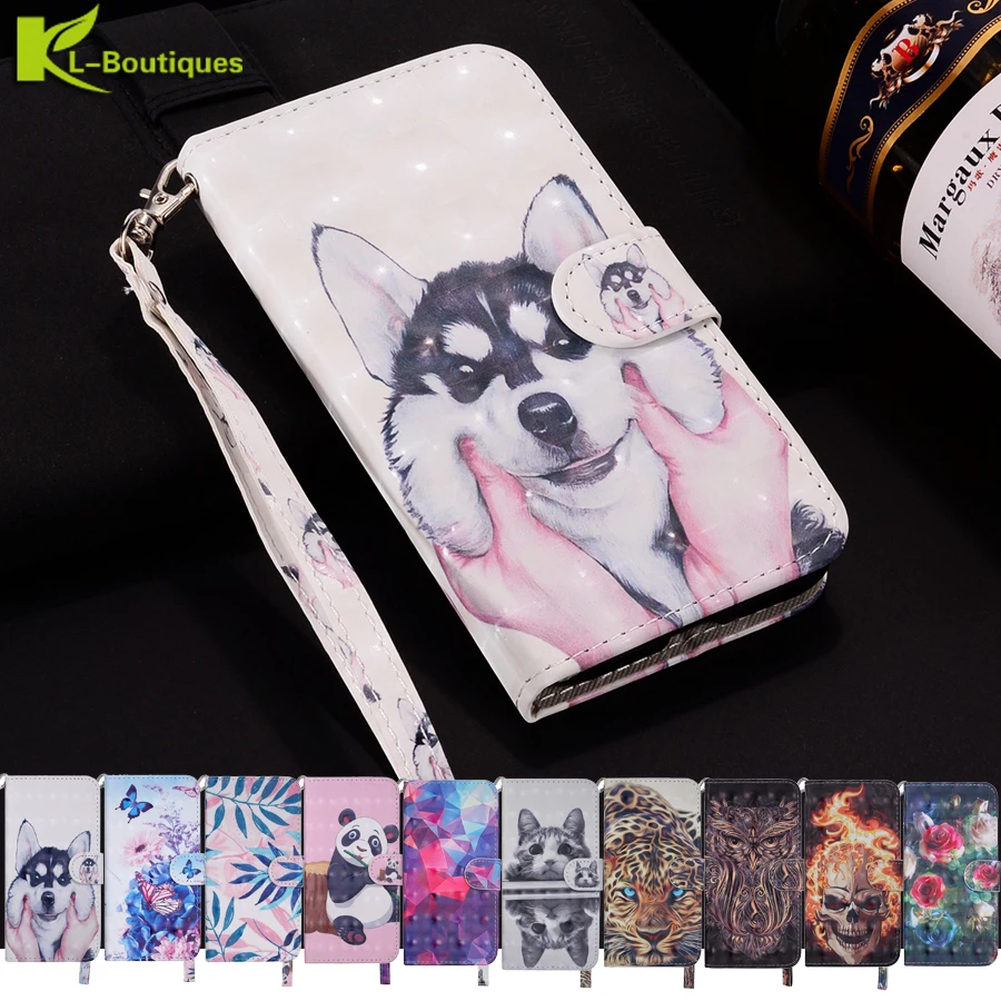 

P8 Lite 2017 Case Case on sFor Coque Huawei P9 Lite 2017 Cover for Huawei Honor 8 Lite 3D Painted Leather Protective Phone Cases