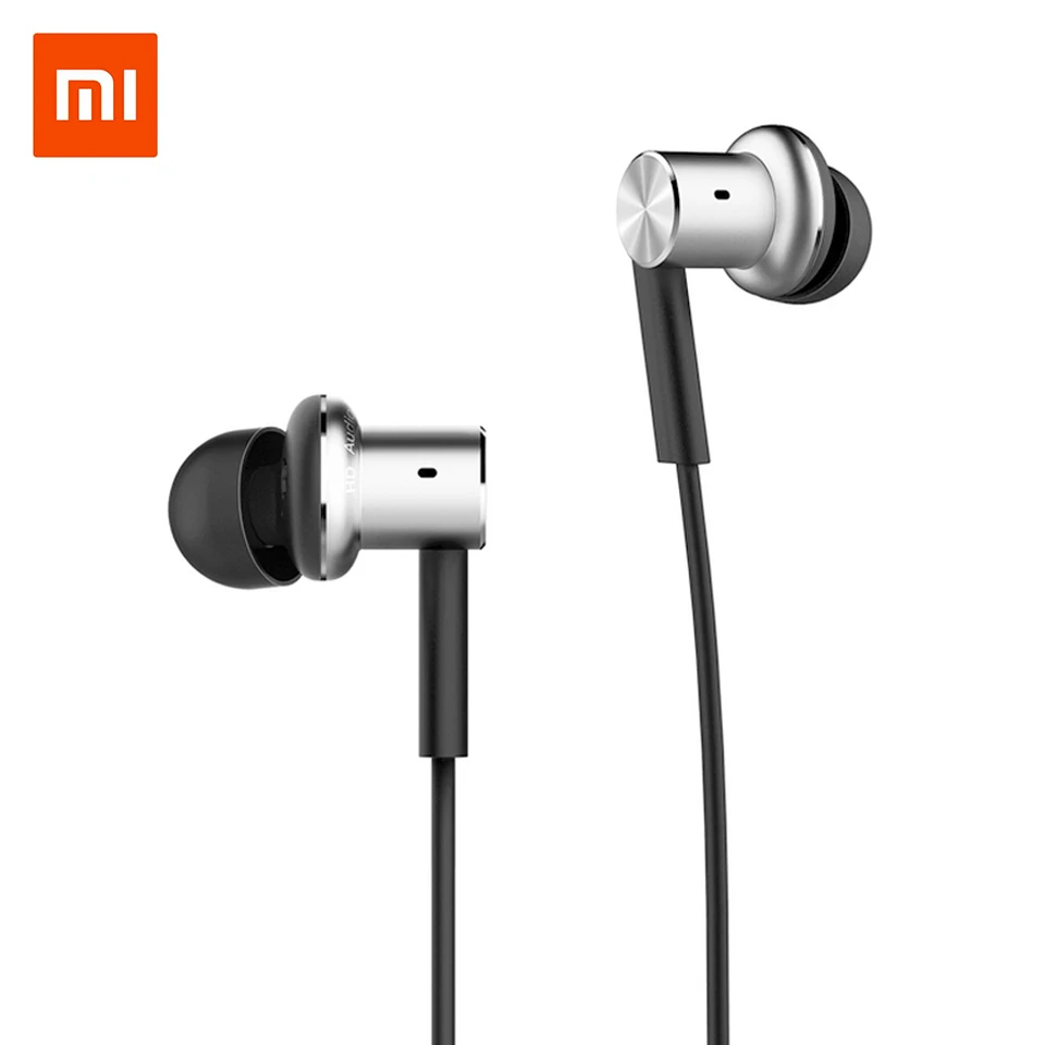 

Original Xiaomi Hybrid Earphone Mi In-Ear Earphone Piston 4 Dual Drivers Headset with Mic for Samsung Huawei Android Phones