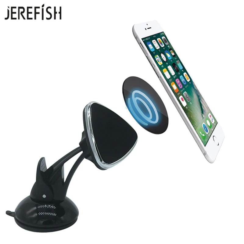 

JEREFISH Universal Magnetic Mount Car Dashboard Stand Mobile Phone Holder Sticky Car Kit Magnet For iPhone 7 Samsung Smartphone