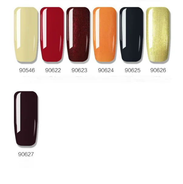 Дизайн ногтей набор комплект 36 Вт УФ лампа + 8 расцветок 10 мл Гель-лак База матовая Лаки для ногтей uv гель с удаления блестящие Наклейки