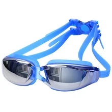 Для мужчин женщин анти туман УФ Защита плавание ming очки Professional гальванических водонепроницаемые очки для плавания открытый