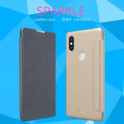 Xiaomi mi x S 2 S Чехол smart флип-чехол 5,99 "Nillkin sparkle pu кожаный чехол для Xiaomi mi x S с автоматической функцией сна